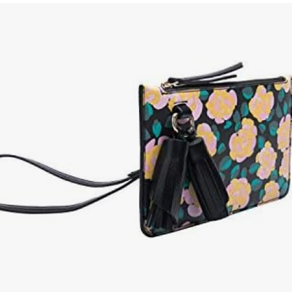 Melie bianco purse floral bag tassel, like new! - Picture 4 of 13